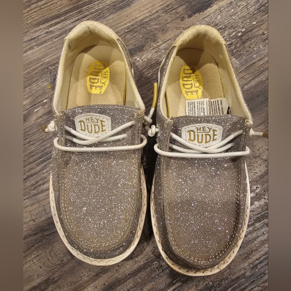 Hey Dude Glitter Shoes